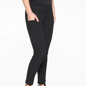 Athleta Headlands Hybrid Tight Women's 10T Navy Stash Pocket  Casual Fit Pants